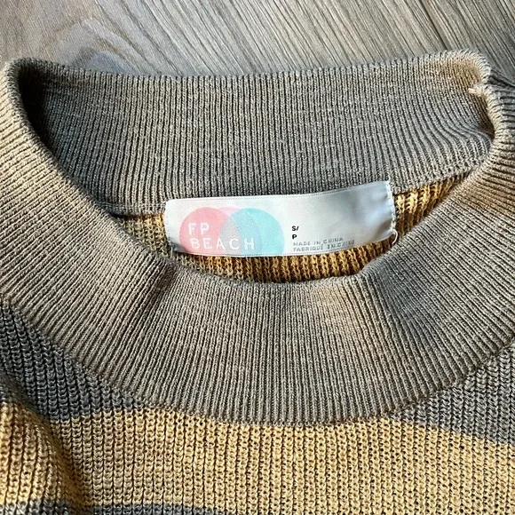 Free People Beach Malibu Surf Set Striped Small - Picture 2 of 2